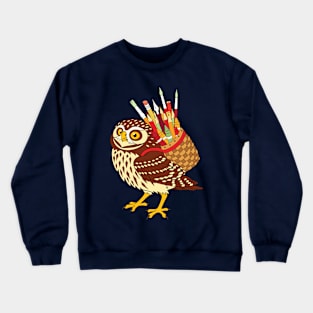 Art Owl Crewneck Sweatshirt